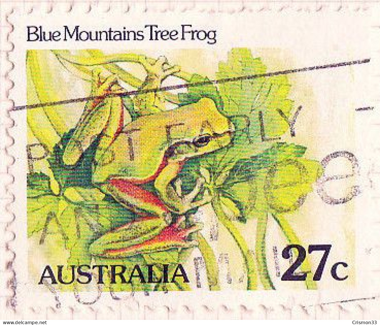 1982 - AUSTRALIA - FAUNA - RANA ARBOREA - YVERT 768 - Altri & Non Classificati