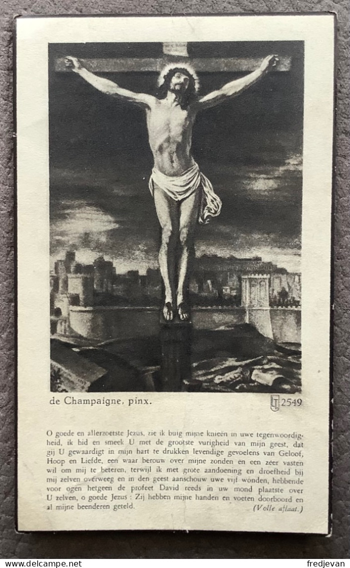 Gerard, Edouard, Alfred Van Cauwenberghe - Elsegem 1909 / 1952 - Devotion Images