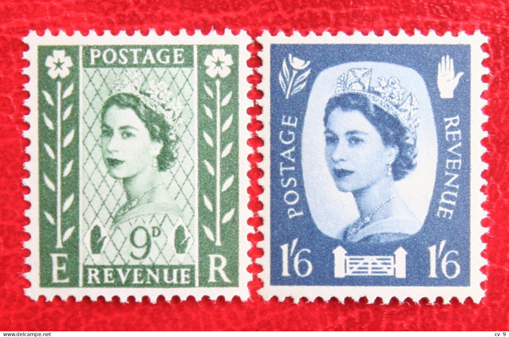 WILDING WATERMARK Northern IRELAND (Mi 5-6) 1967 POSTFRIS MNH ** ENGLAND GRANDE-BRETAGNE GB GREAT BRITAIN - Noord-Ierland