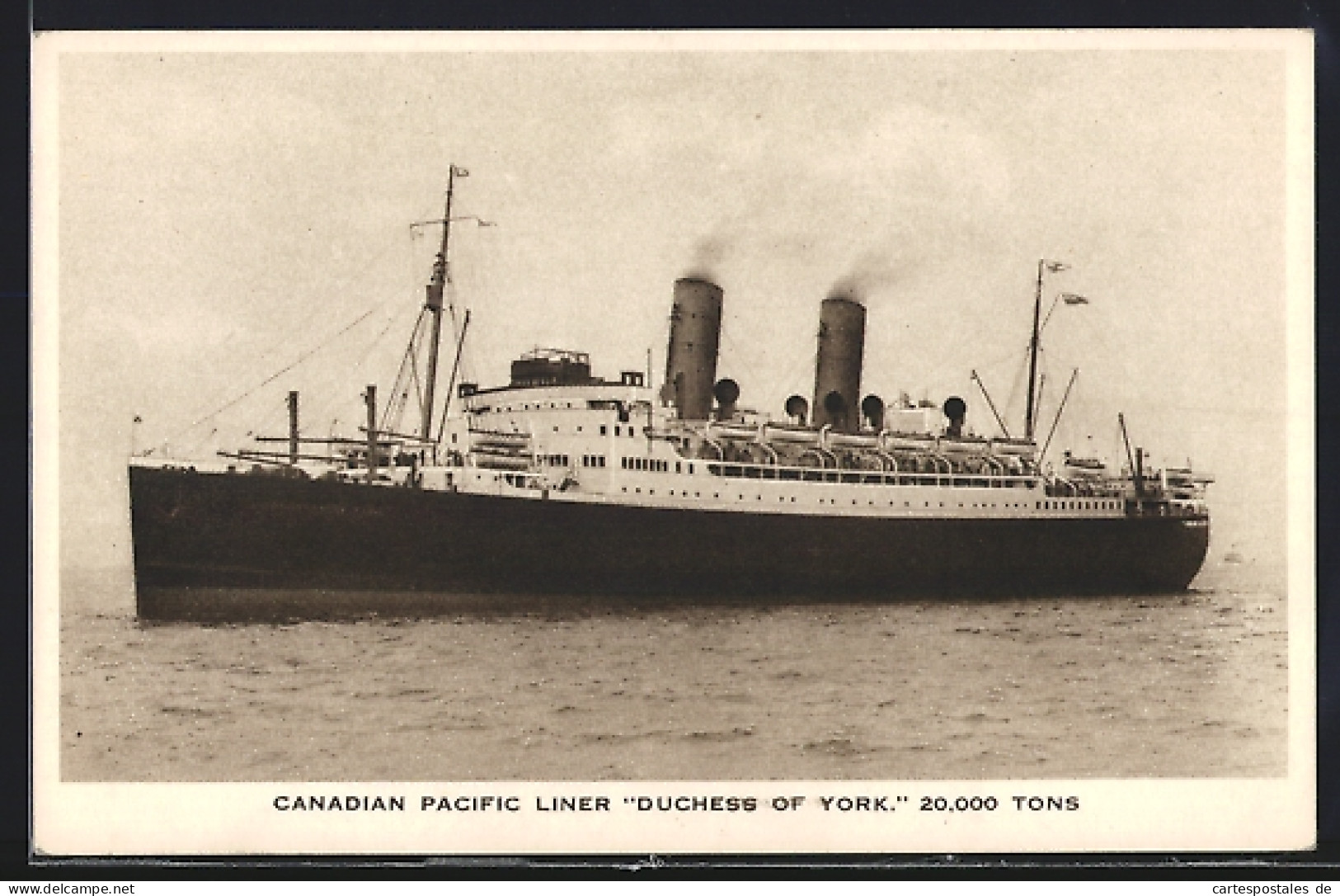 AK Canadian Pacific Liner Duchess Of York  - Paquebots