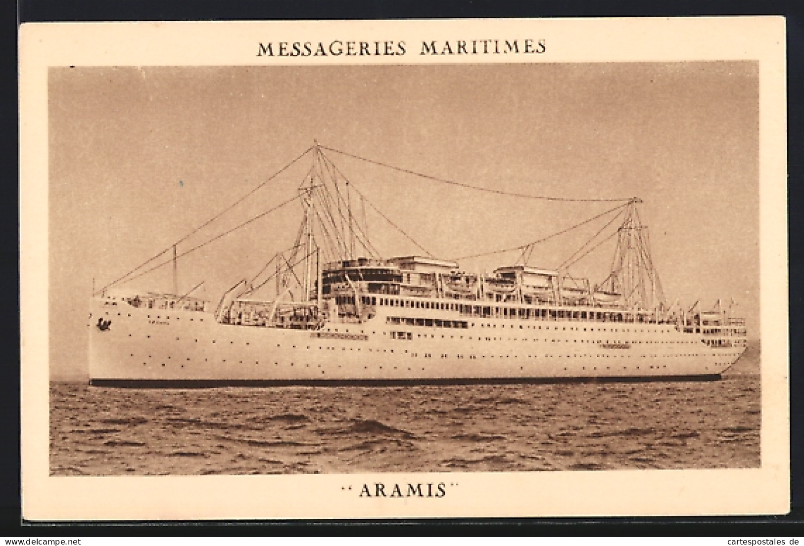 AK Passagierschiff Aramis Im Wasser  - Paquebots