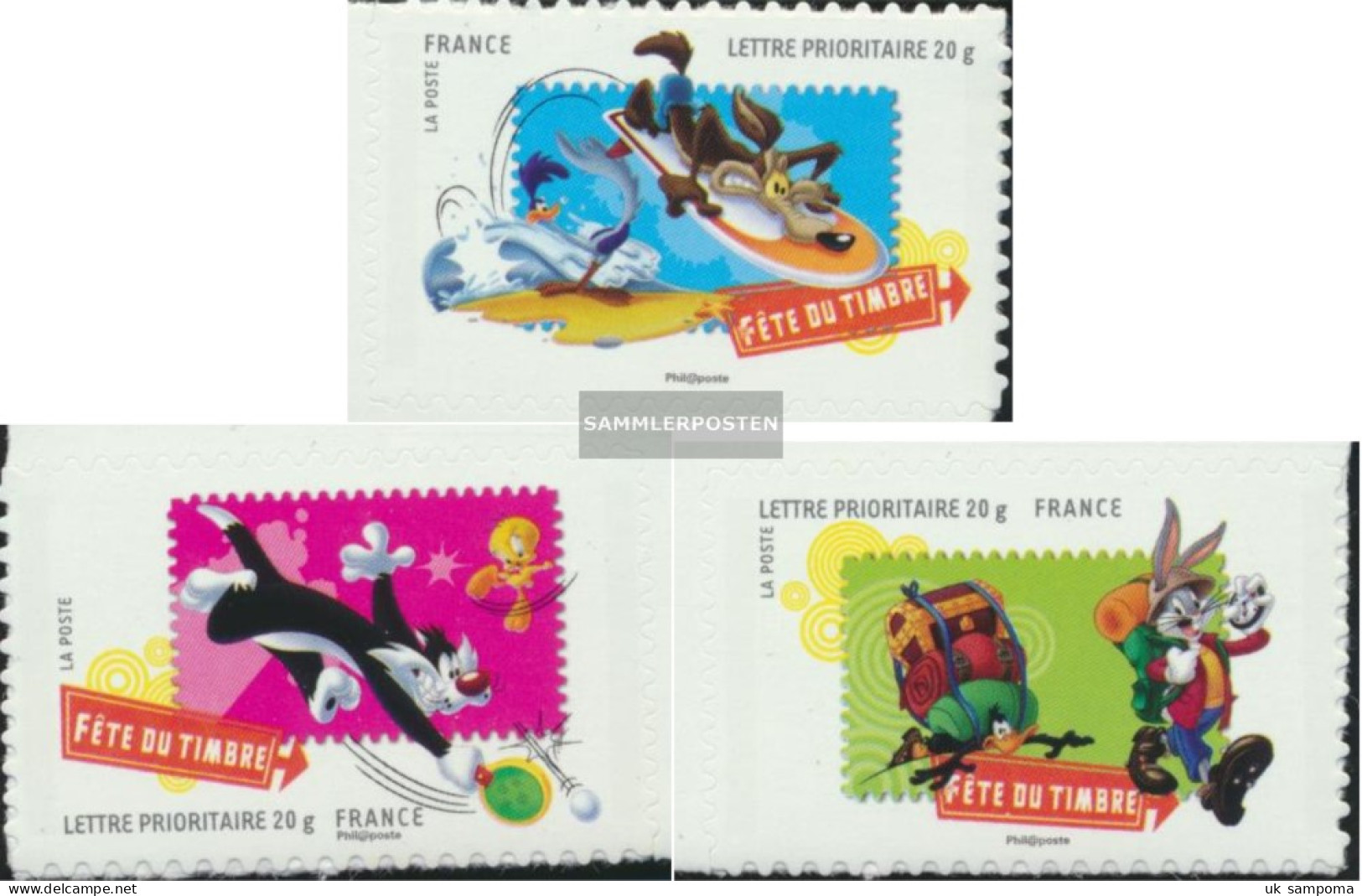 France 4602-4604 (complete Issue) Unmounted Mint / Never Hinged 2009 Bugs Bunny - Unused Stamps