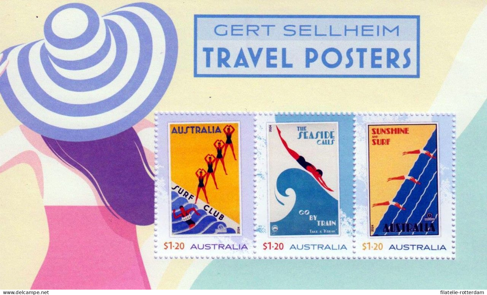 Australia / Australië - Postfris / MNH - Sheet Travel Posters 2024 - Ongebruikt