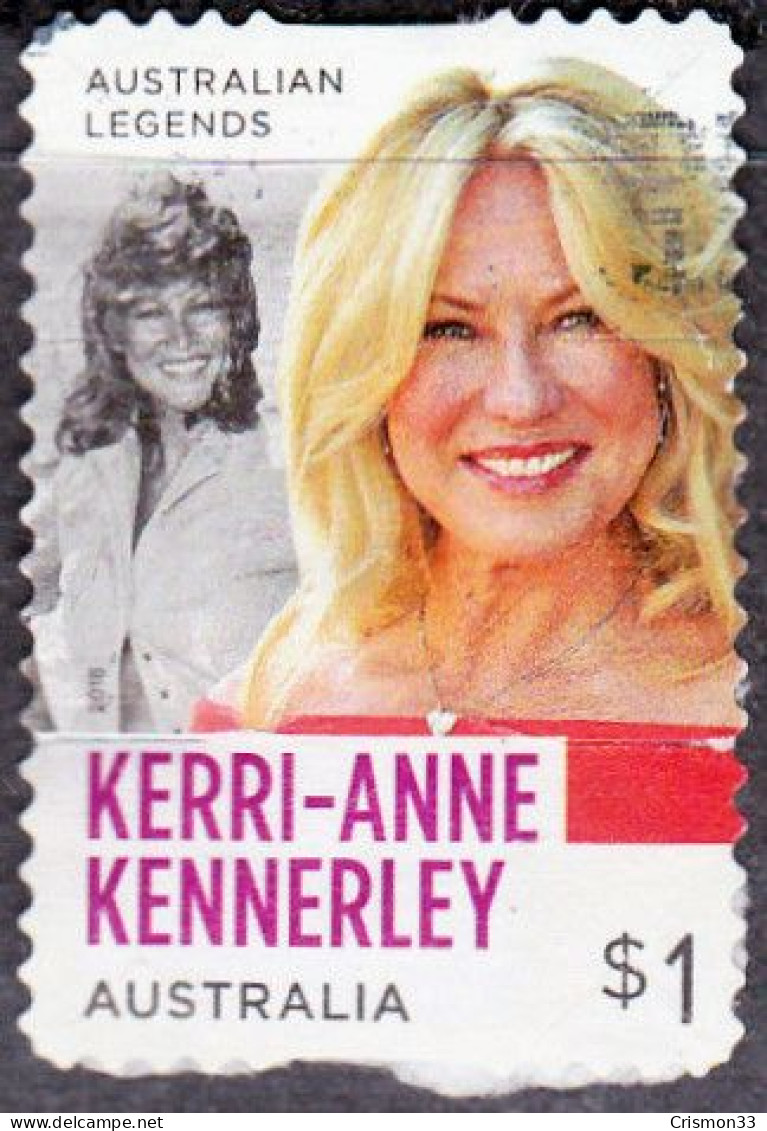 2018 - AUSTRALIA - LEYENDAS DE TELEVISION - KERRI-ANNE KENNERLEY - YVERT 4556 - Altri & Non Classificati