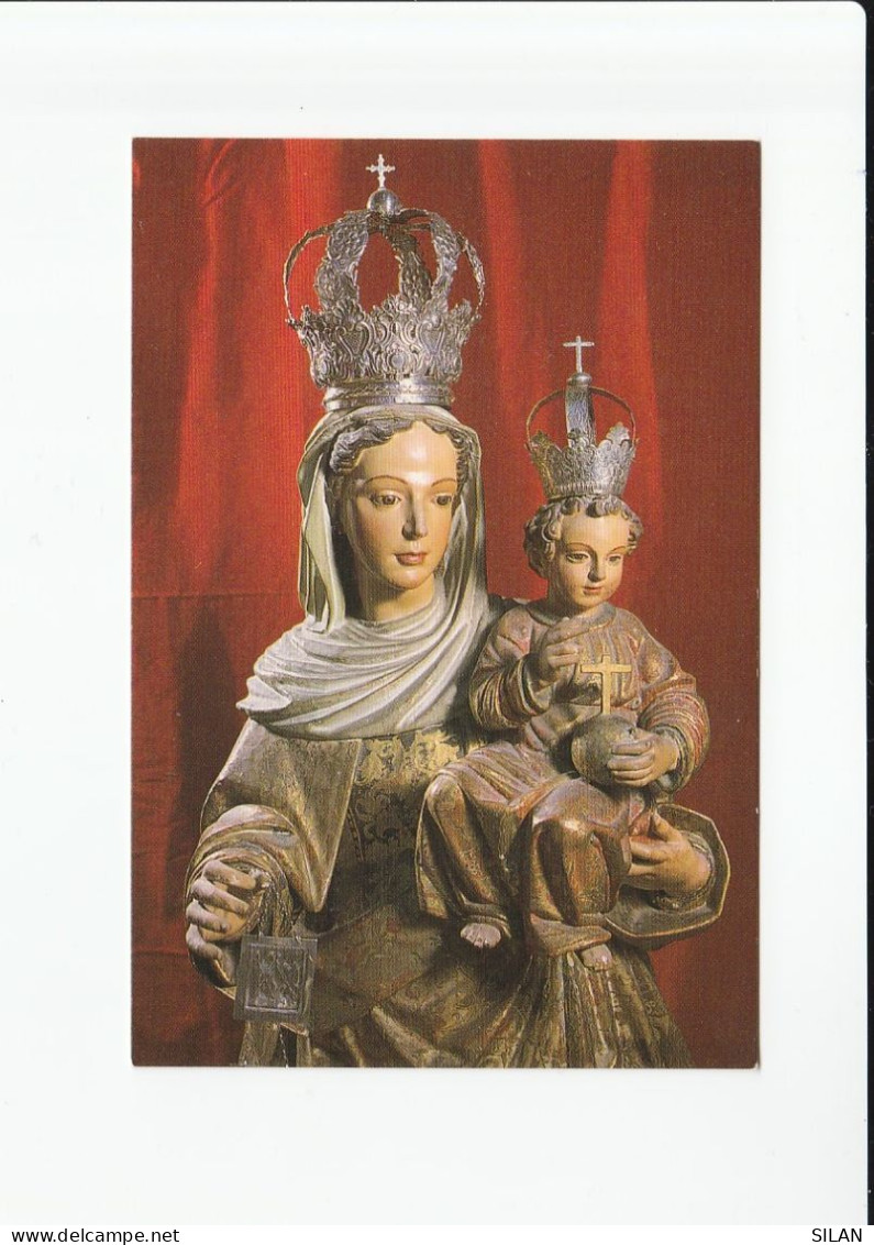 Estampa Virgen Del Carmen Carmelitas Teresianas Las Descalzas Antequera - Religión & Esoterismo