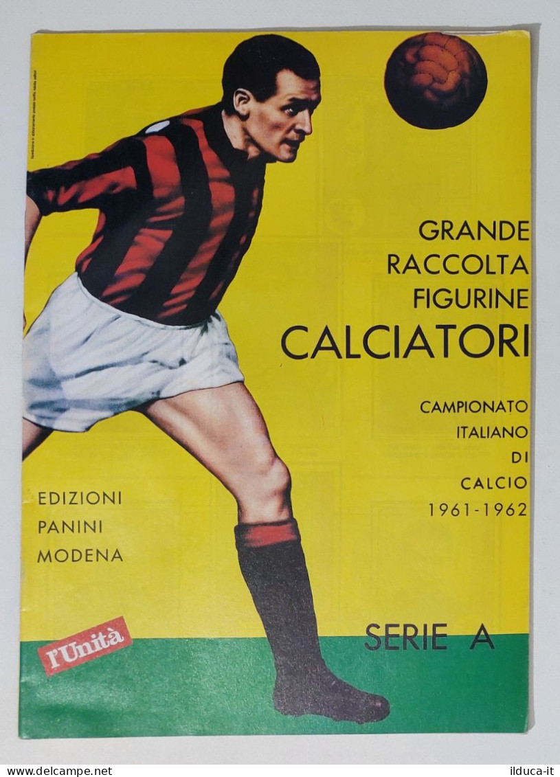 37275 Album Figurine Calciatori Panini Edizione L'Unità - Stagione 1961/62 - Italienische Ausgabe