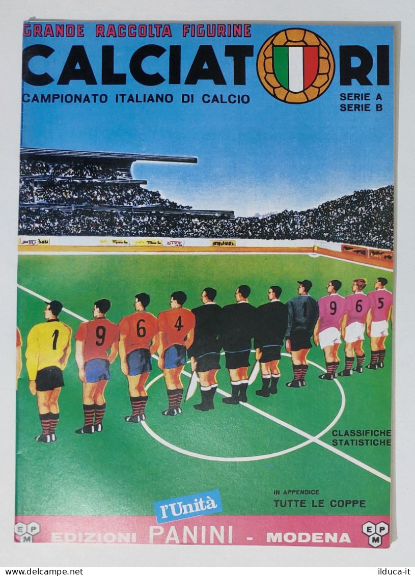 37276 Album Figurine Calciatori Panini Edizione L'Unità - Stagione 1964/65 - Italiaanse Uitgave