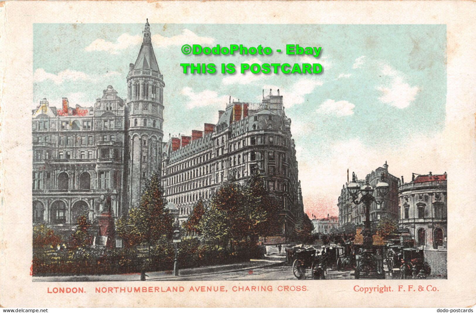 R426309 London. Northumberland Avenue. Charing Cross. F. F. And Co. G. D. And D - Otros & Sin Clasificación