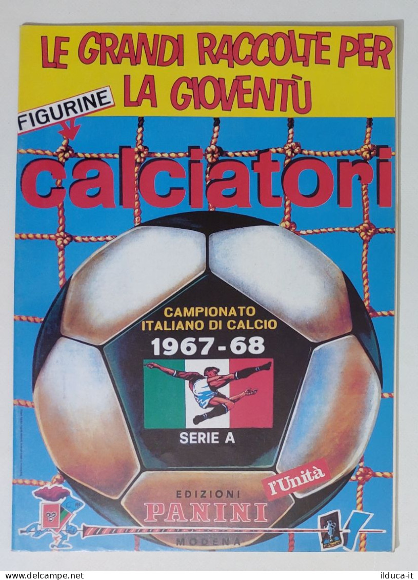 65385 Album Figurine Calciatori Panini Edizione L'Unità - Stagione 1967/68 - Italienische Ausgabe