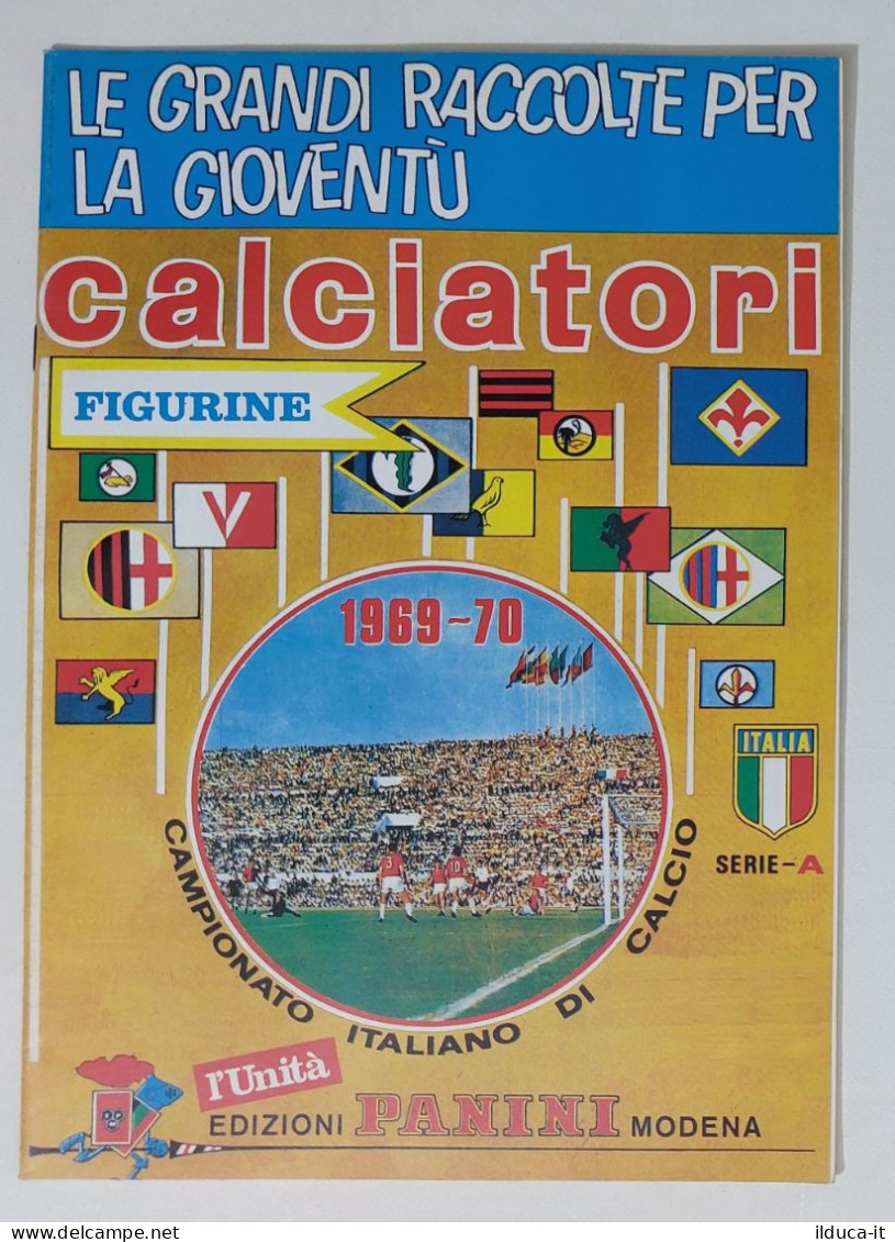 65387 Album Figurine Calciatori Panini Edizione L'Unità - Stagione 1969/70 - Italienische Ausgabe