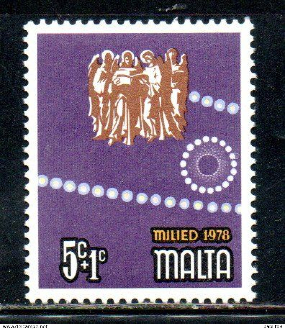 MALTA 1978 CHRISTMAS NATALE NOEL WEIHNACHTEN NAVIDAD NATAL 5c + 1 MNH - Malta