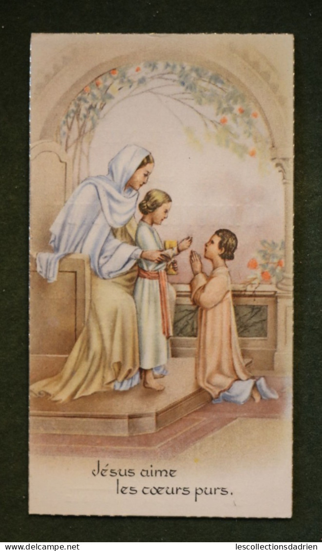 Image Religieuse Communion Privée Ange Saint-Malo De Valogne 1942 - Holy Card First Communion - Devotion Images