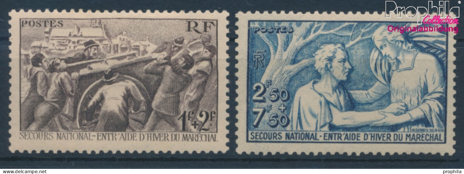 Frankreich 509-510 (kompl.Ausg.) Mit Falz 1941 Winterhilfe (10387499 - Nuevos