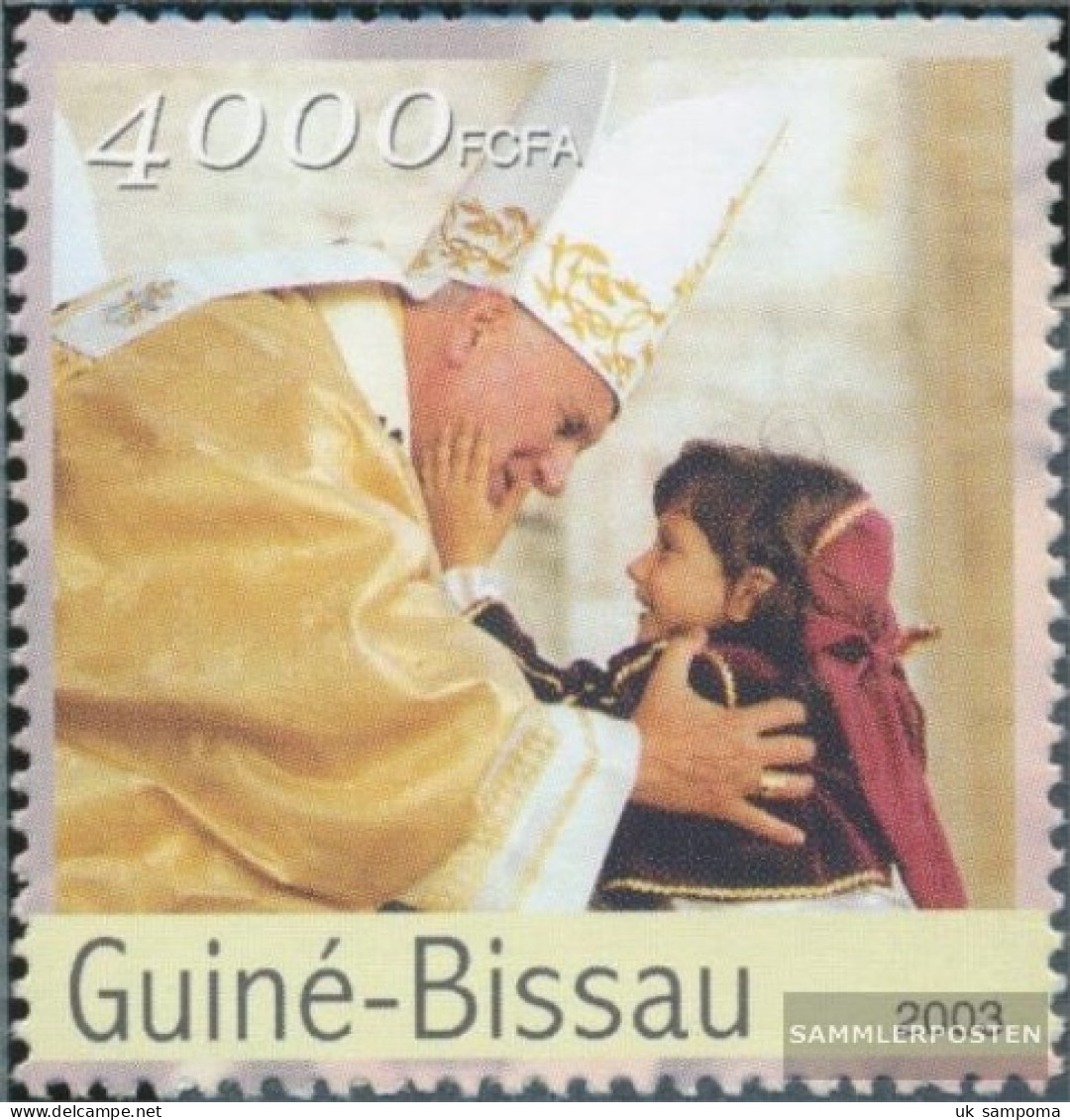 Guinea-Bissau 2063 (complete Issue) Unmounted Mint / Never Hinged 2003 Pope Johannes Paul II. - Guinea-Bissau