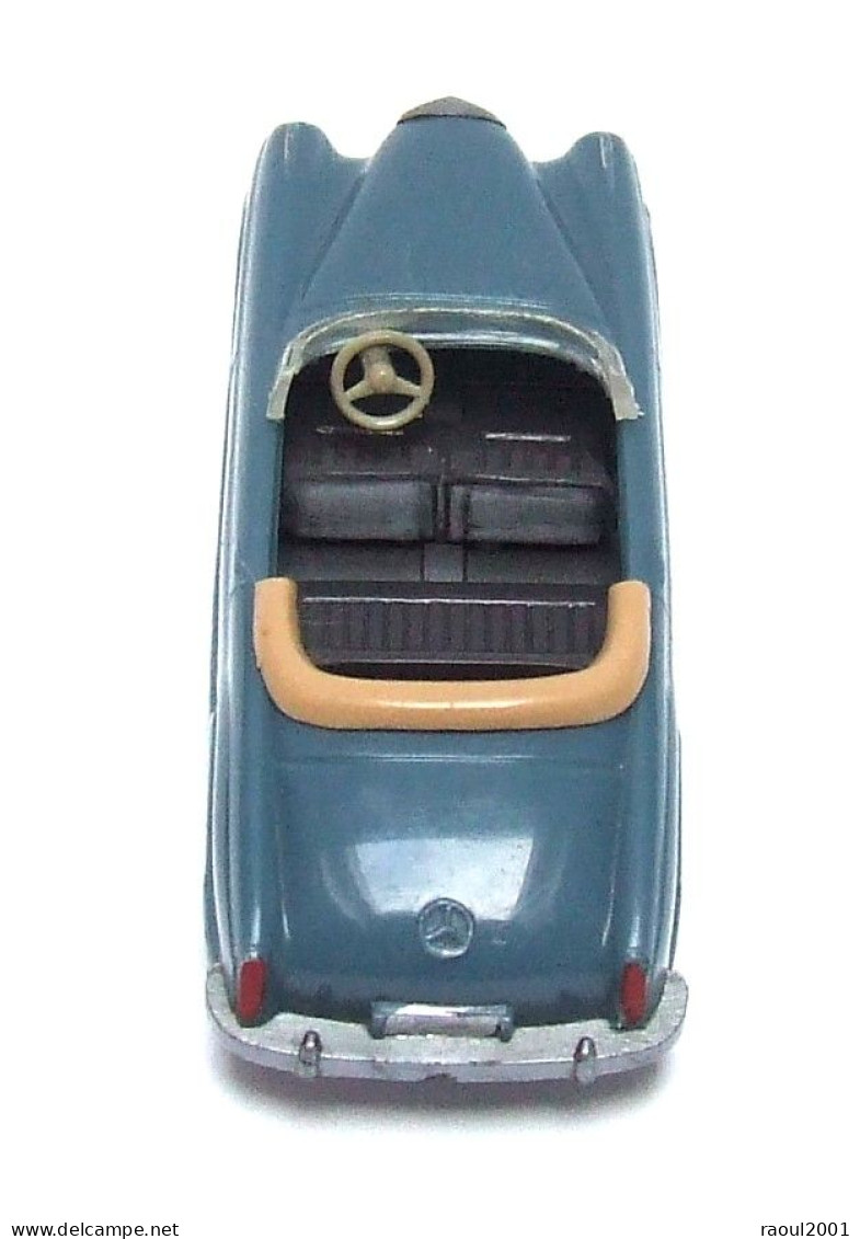 Auto Automobile Voiture Miniature WIKING 1:87 - Mercedes 220 Cabrio Cabriolet - Mattgraublau Bleu - CS 376/1B - Giocattoli Antichi