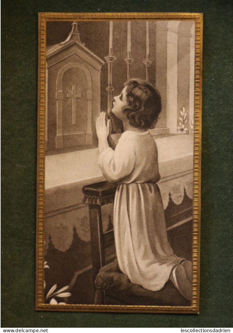 Image Religieuse Première Communion  Saint-Malo De Valogne 1936 - Holy Card First Communion - Devotion Images