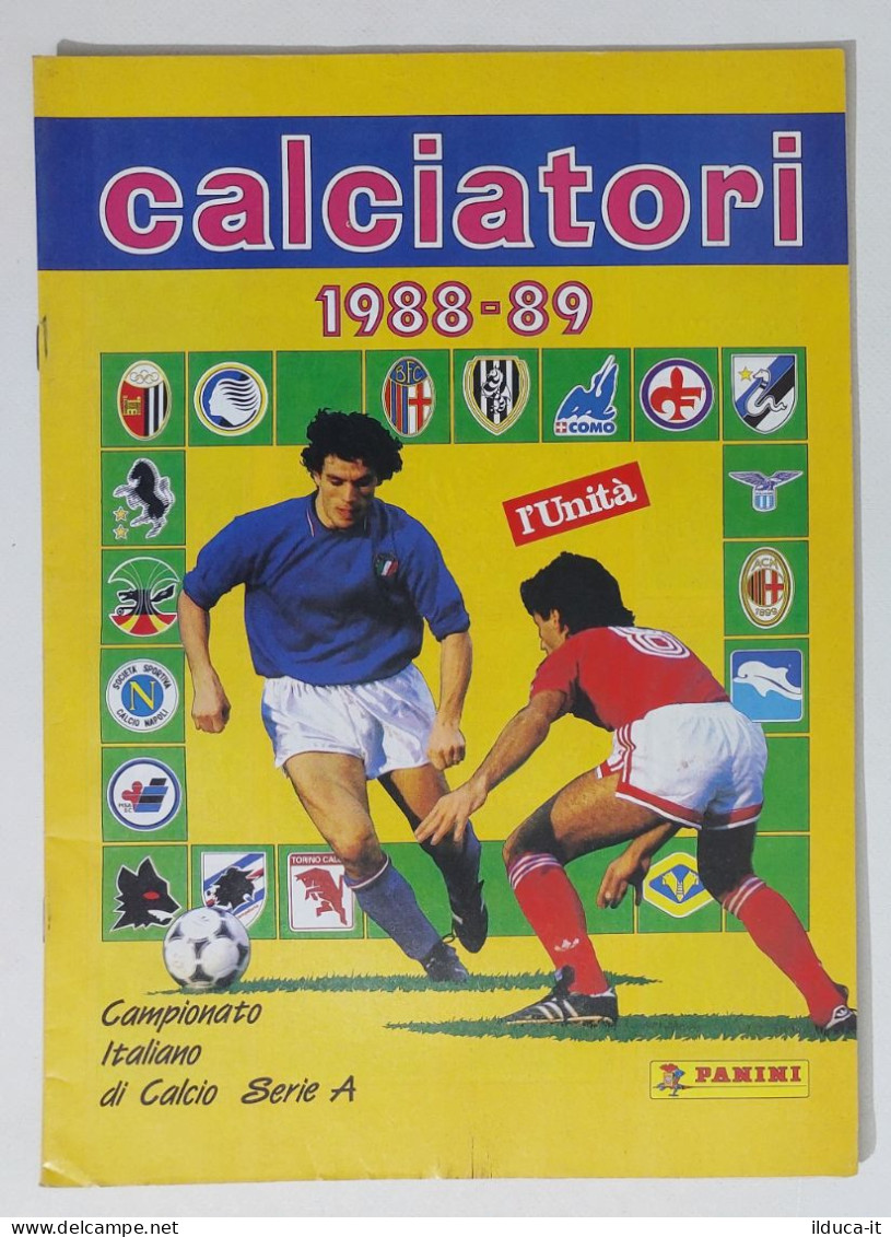 73321 Album Figurine Calciatori Panini Edizione L'Unità - Stagione 1988/89 - Italienische Ausgabe