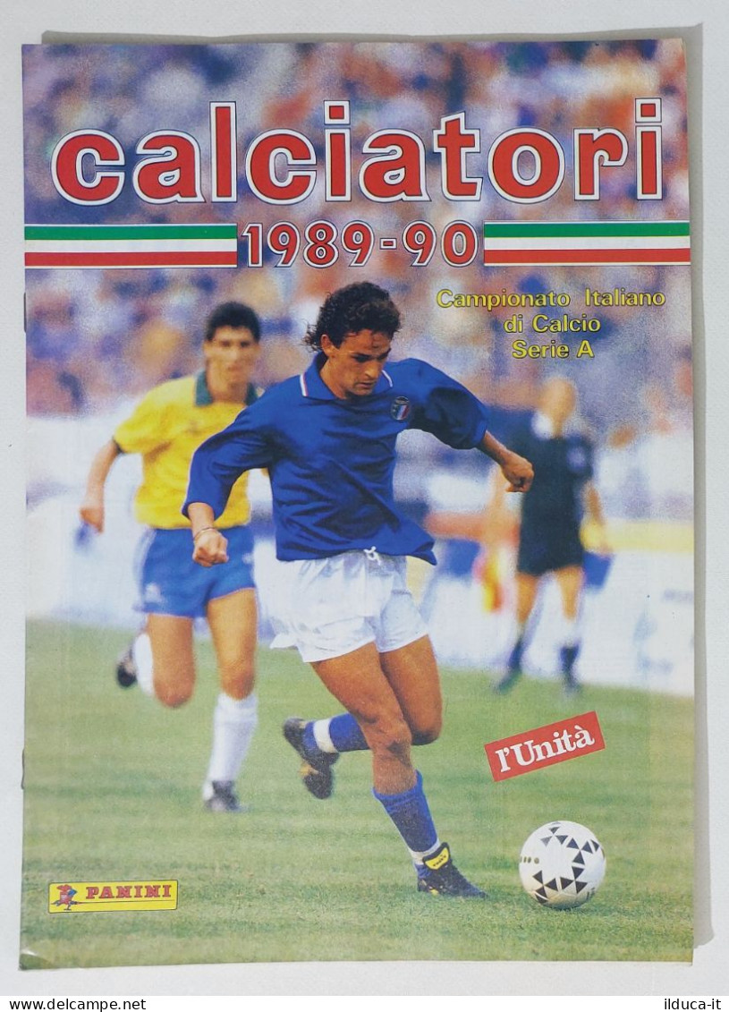 73322 Album Figurine Calciatori Panini Edizione L'Unità - Stagione 1989/90 - Italiaanse Uitgave