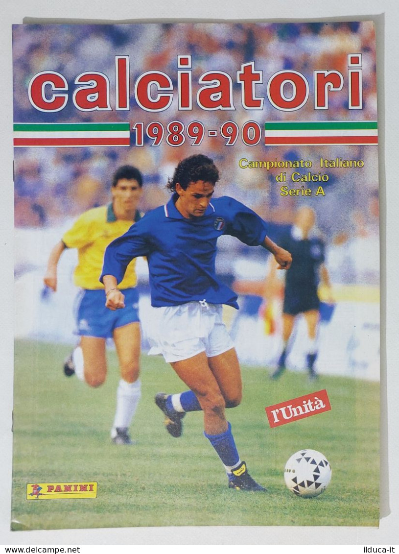 73322 Album Figurine Calciatori Panini Edizione L'Unità - Stagione 1989/90 - Italienische Ausgabe