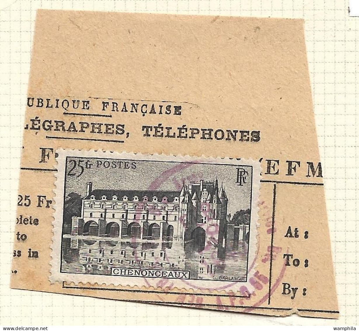 1945. 8 Timbres Français Oblitérés Transmission Télégraphique Des Messages Codés. Cote  720€. - Marcophilie