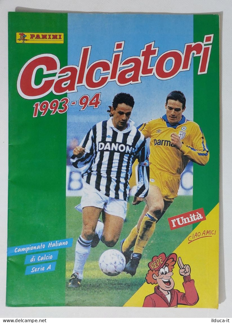 73328 Album Figurine Calciatori Panini Edizione L'Unità - Stagione 1993/94 - Italienische Ausgabe