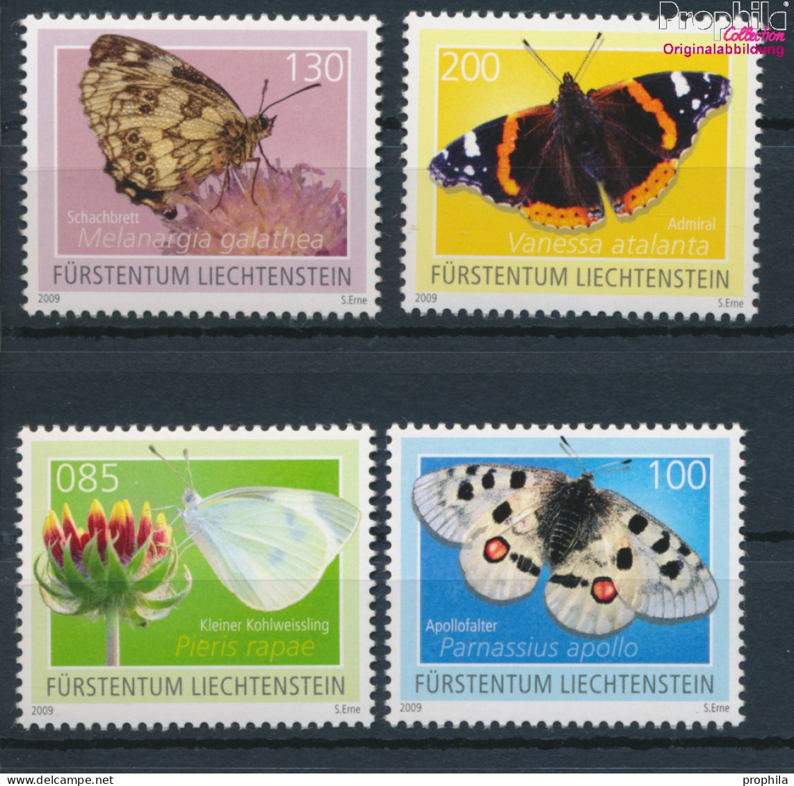 Liechtenstein 1528-1531 (kompl.Ausg.) Postfrisch 2009 Schmetterlinge (10377441 - Nuovi