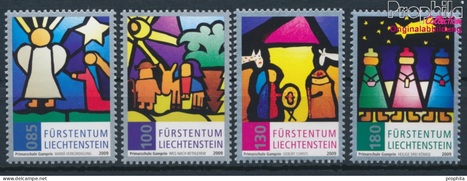 Liechtenstein 1539-1542 (kompl.Ausg.) Postfrisch 2009 Weihnachten (10377444 - Ungebraucht