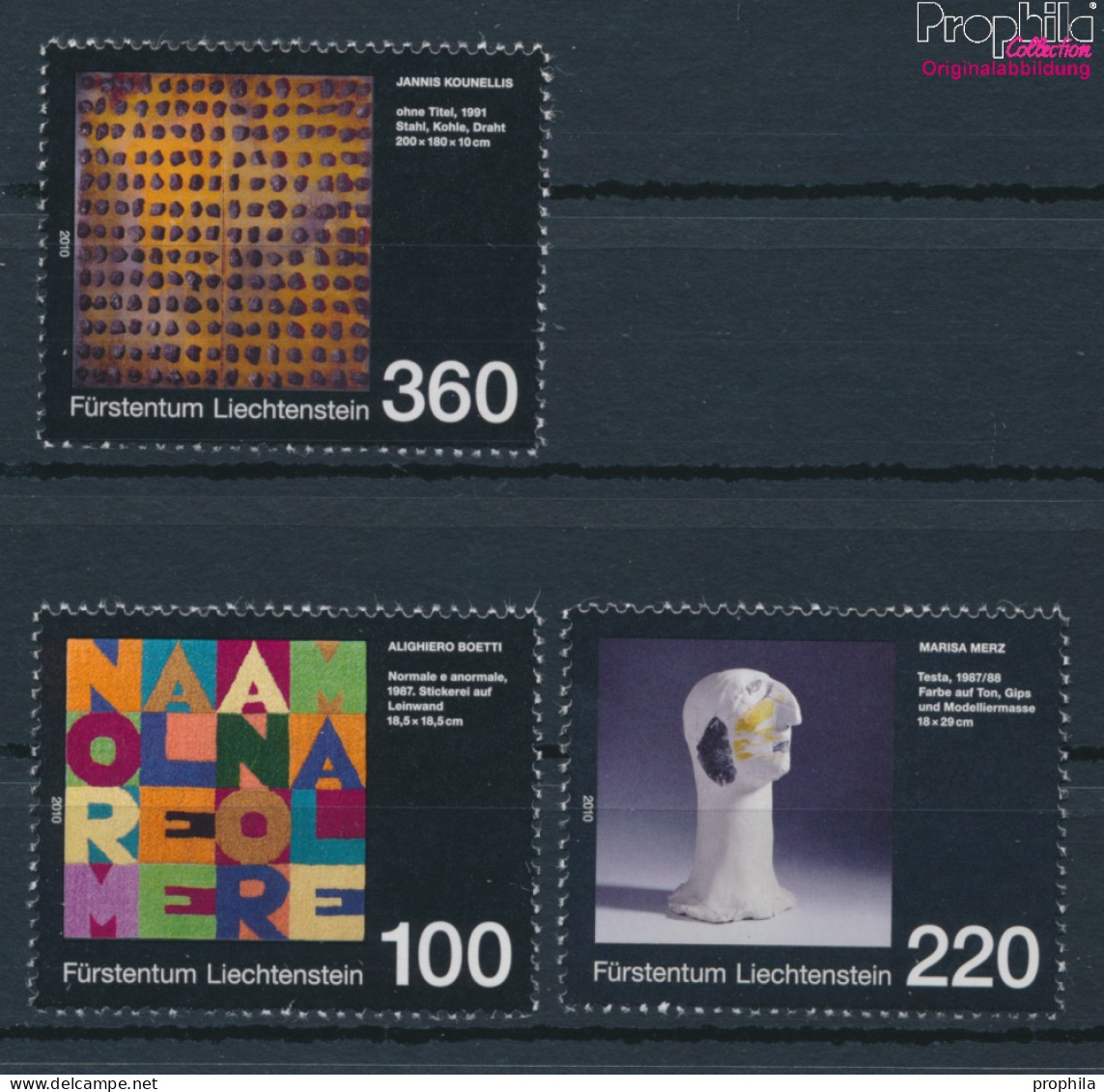 Liechtenstein 1574-1576 (kompl.Ausg.) Postfrisch 2010 Kunst (10377455 - Unused Stamps