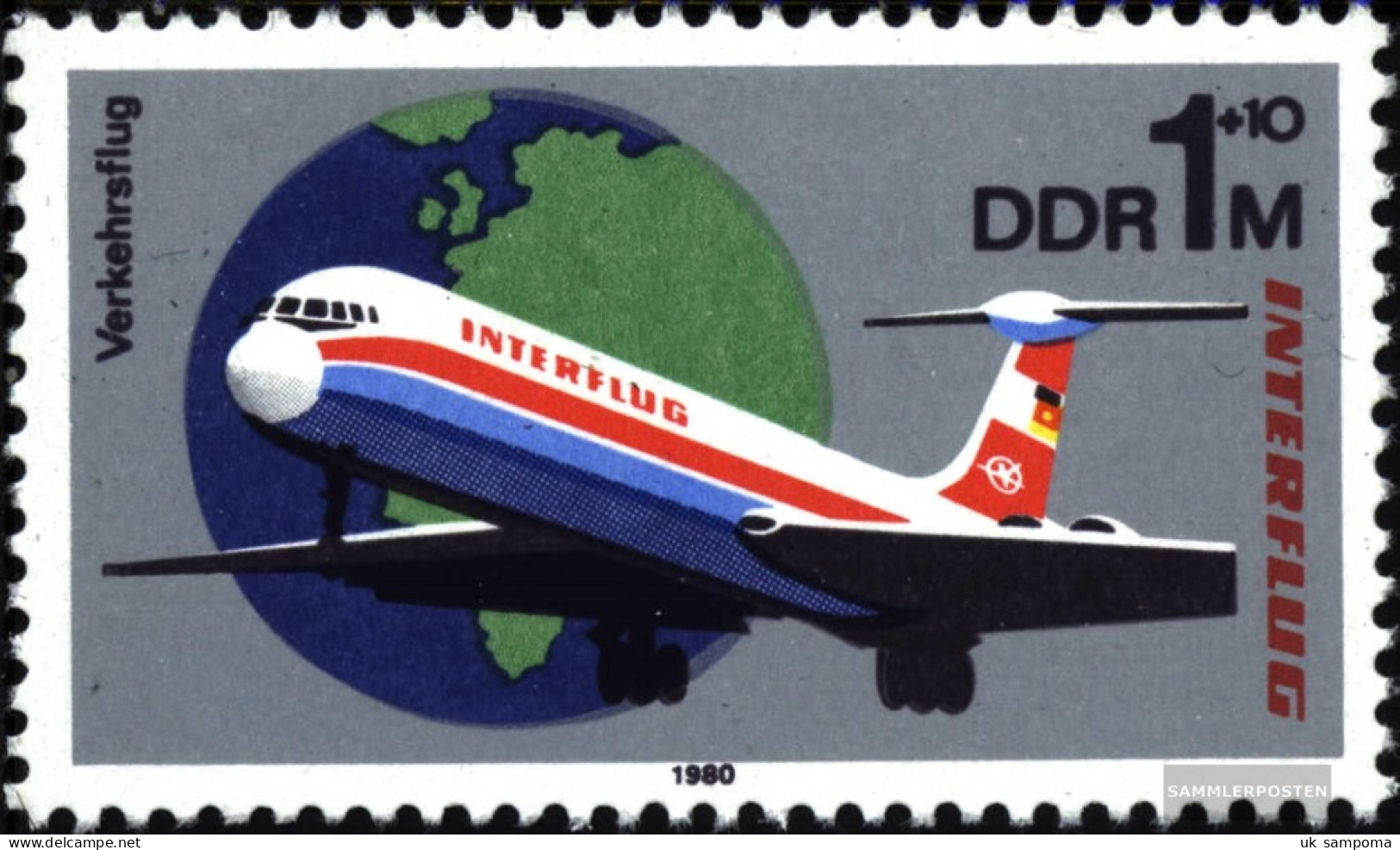 DDR 2520 (complete.issue) Unmounted Mint / Never Hinged 1980 Interflug - Neufs