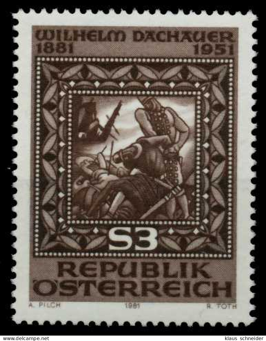ÖSTERREICH 1981 Nr 1666 Postfrisch S59E856 - Unused Stamps