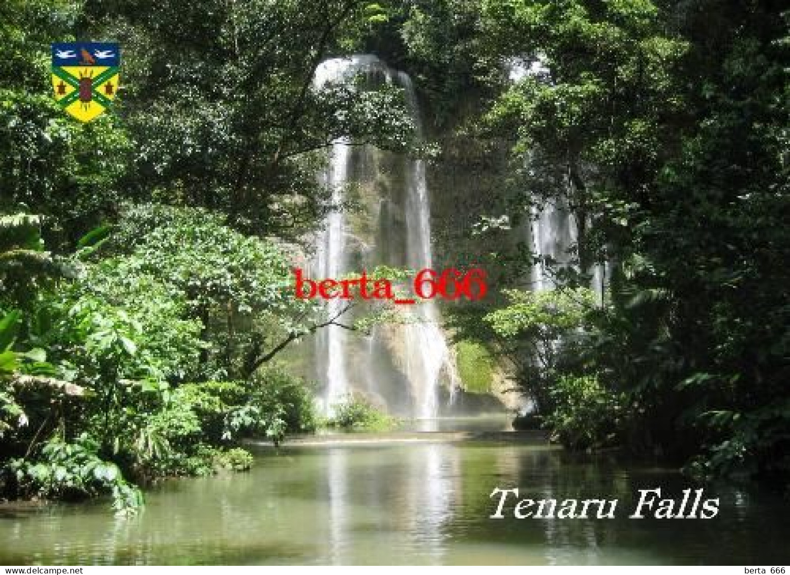 Solomon Islands Tenaru Falls New Postcard - Solomoneilanden