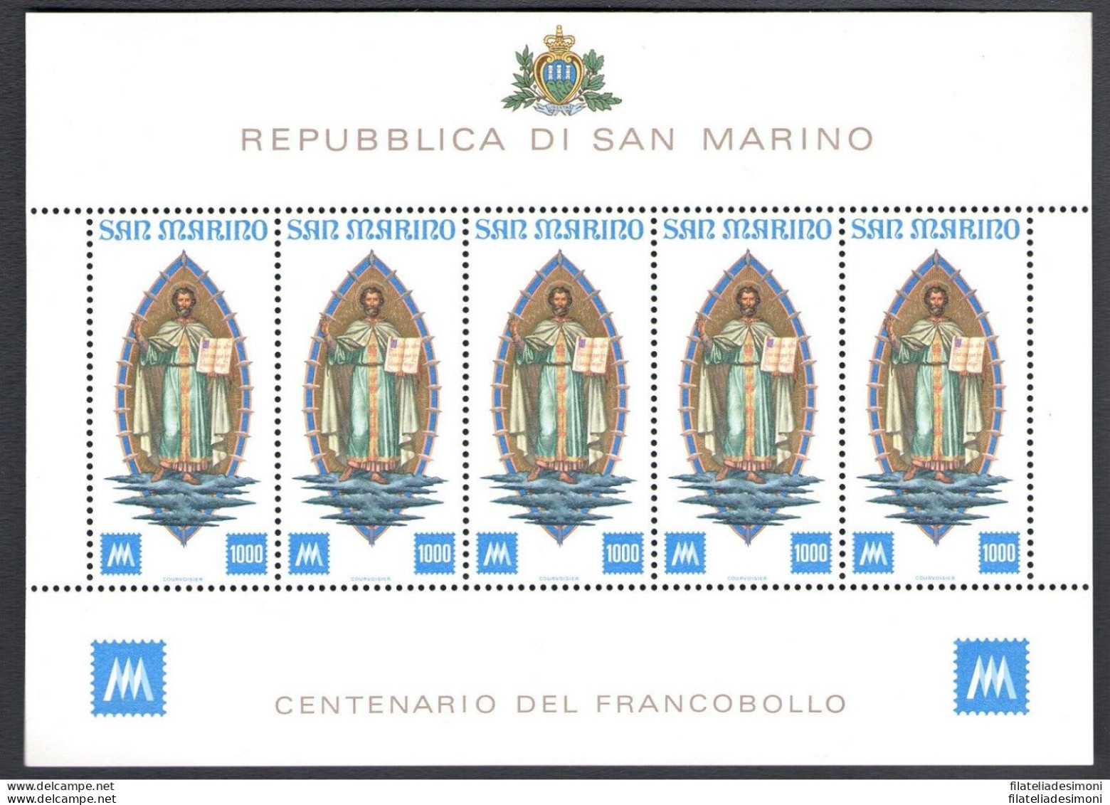 1977 San Marino, Annata Completa, Francobolli Nuovi 26 Valori + 1 Foglietto - MNH** - Komplette Jahrgänge