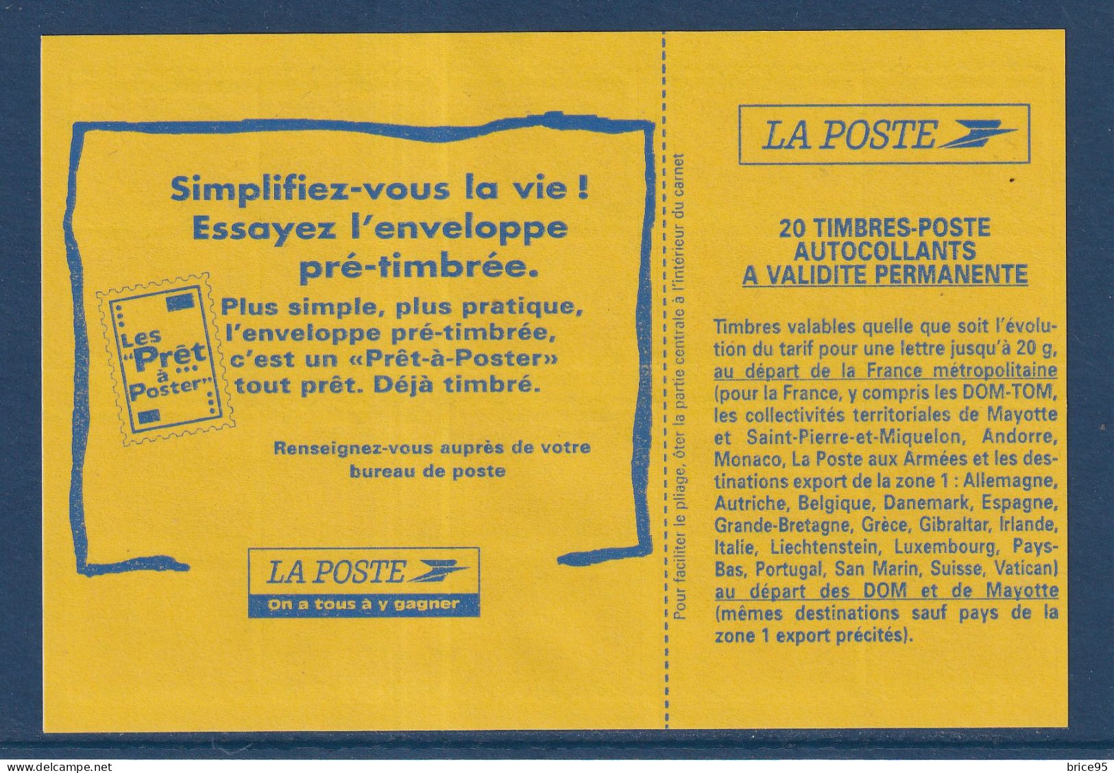 France - Carnet - YT N° 3085 C2 ** - Neuf Sans Charnière - 1997 - Moderne : 1959-...