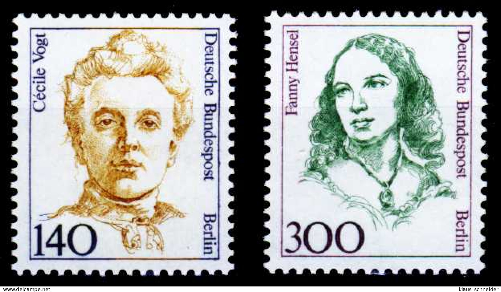 BERLIN DS FRAUEN Nr 848-849 Postfrisch S5F7D06 - Unused Stamps