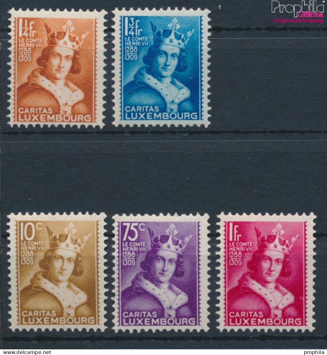 Luxemburg 252-256 (kompl.Ausg.) Postfrisch 1933 Kinderhilfe (10368690 - Nuevos