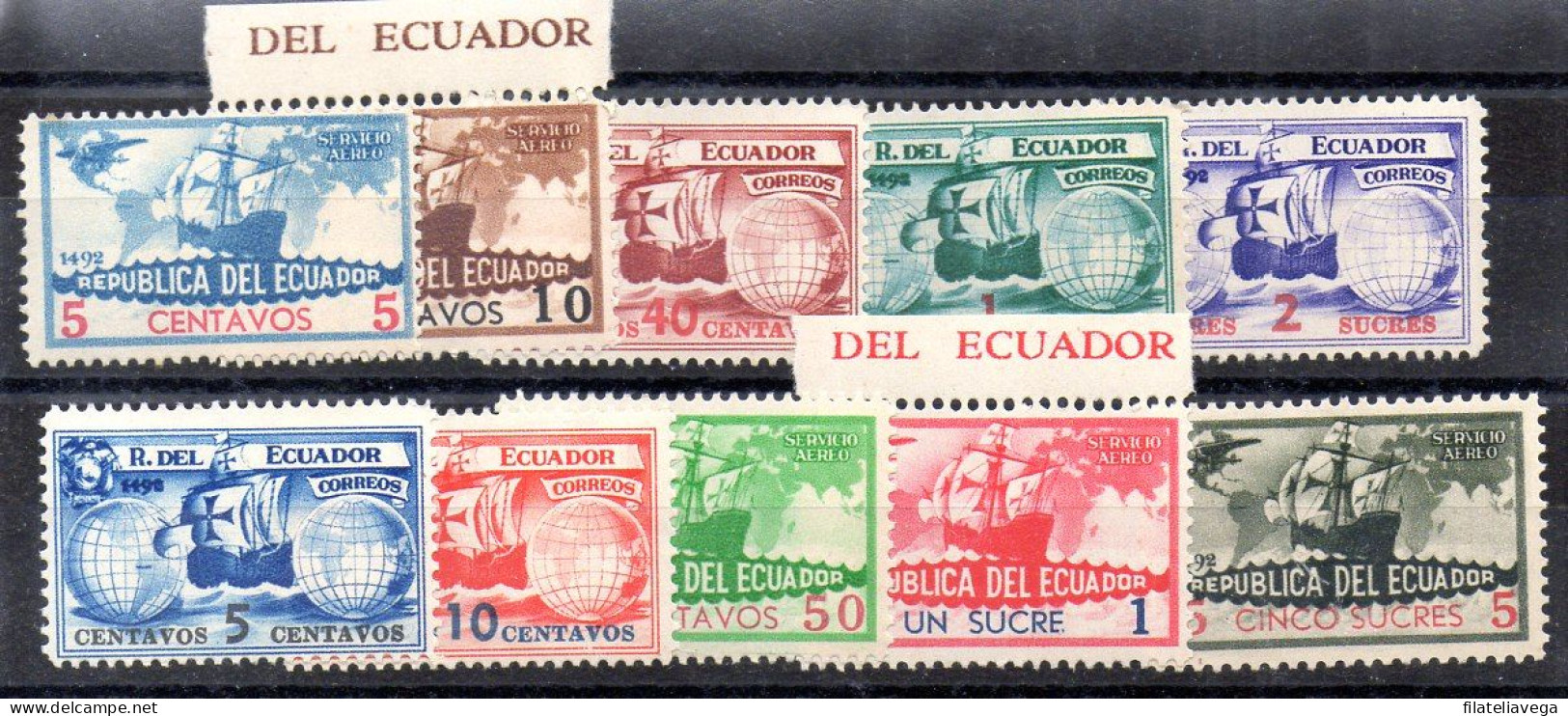 Ecuador Series Nº Yvert 327/31 + Aéreo Nº Yvert 36/40 ** - Ecuador