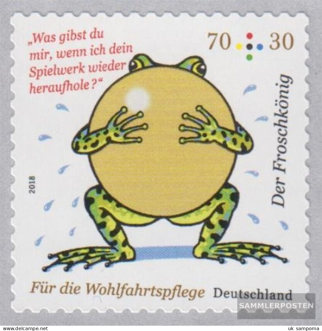 FRD (FR.Germany) 3364 (complete Issue) Selbstklebende Issueabe Unmounted Mint / Never Hinged 2018 Frog Prince - Ongebruikt