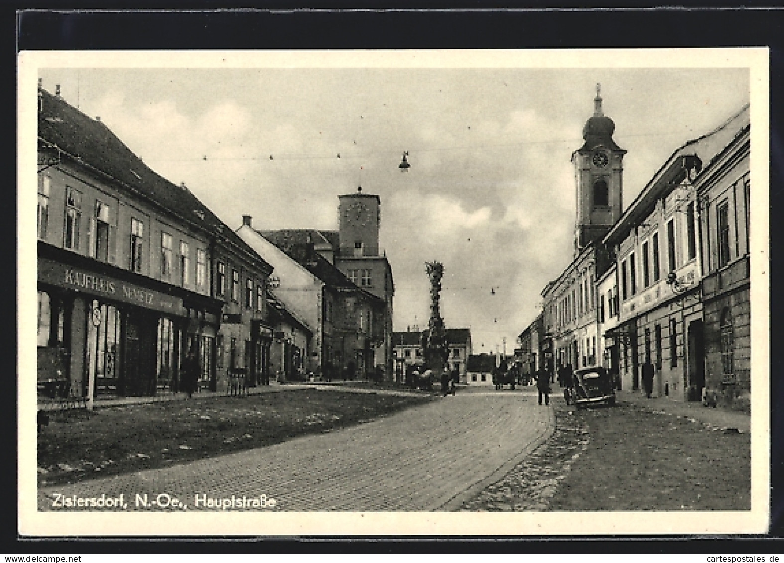 AK Zistersdorf, Kaufhaus Nemetz In Der Hauptstrasse  - Sonstige & Ohne Zuordnung