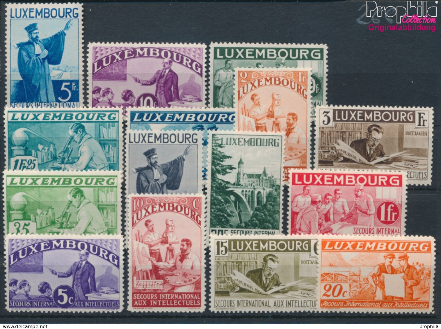 Luxemburg 266-280 (kompl.Ausg.) Postfrisch 1935 Hilfswerk (10368693 - Ungebraucht