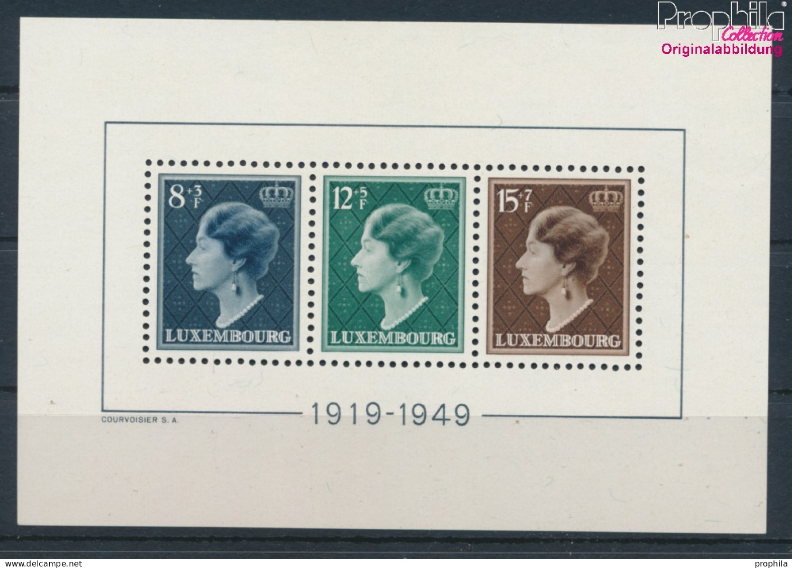 Luxemburg Block7 (kompl.Ausg.) Postfrisch 1949 Regierungsjubiläum (10368705 - Neufs