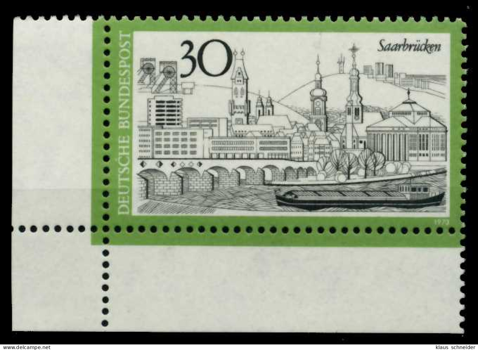 BRD 1973 Nr 787 Postfrisch ECKE-ULI X8EF6DA - Unused Stamps