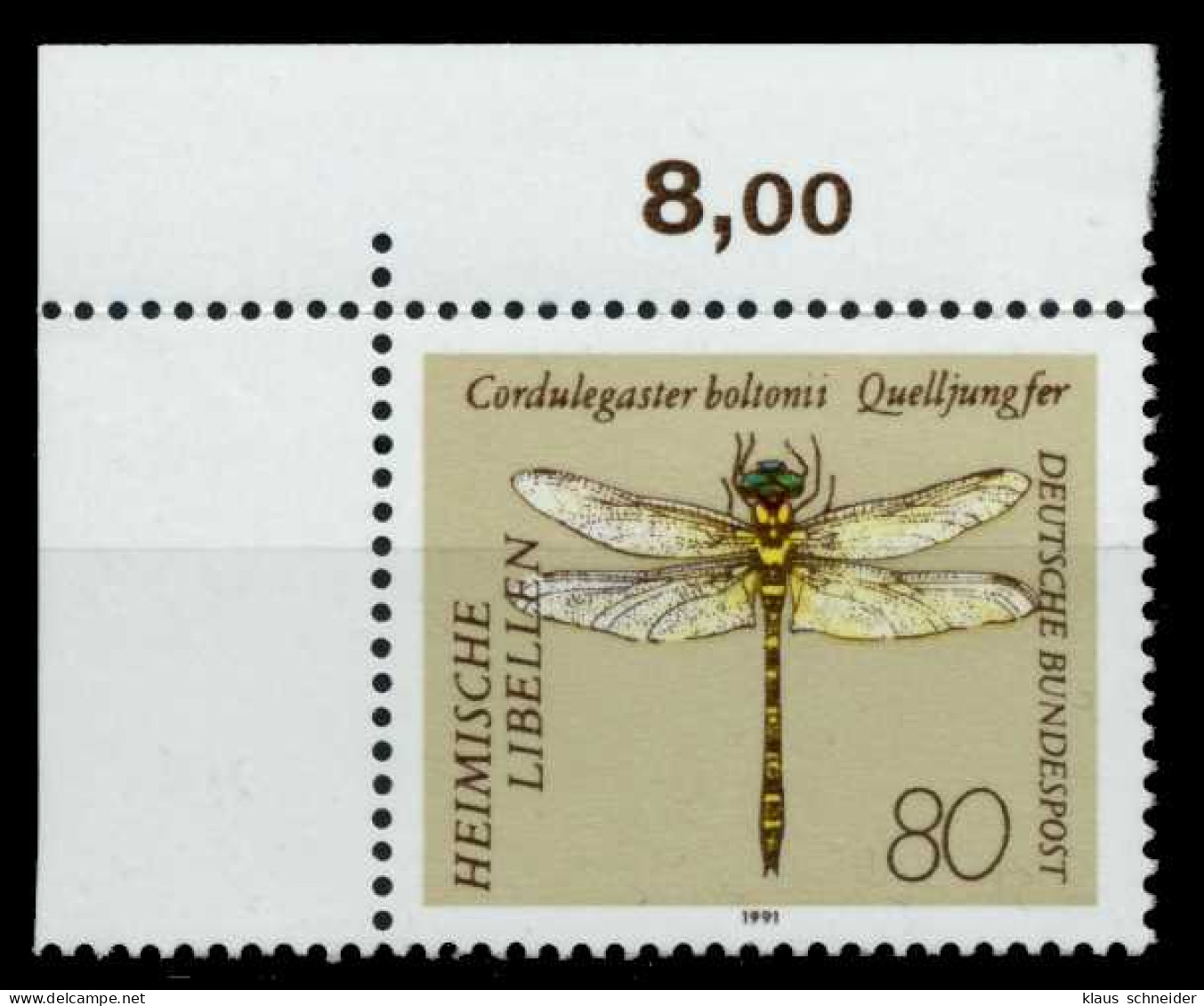 BRD 1991 Nr 1551 Postfrisch ECKE-OLI X8F7C52 - Unused Stamps