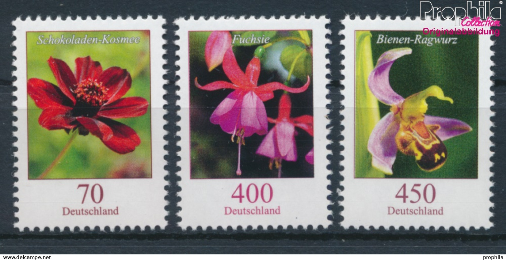 BRD 3189-3191 (kompl.Ausg.) Postfrisch 2015 Freimarke: Blumen (10368884 - Ongebruikt