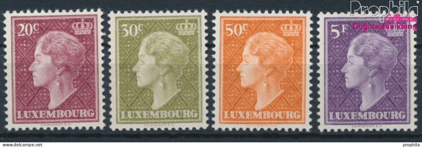 Luxemburg 586-589 (kompl.Ausg.) Postfrisch 1958 Charlotte (10368715 - Ongebruikt