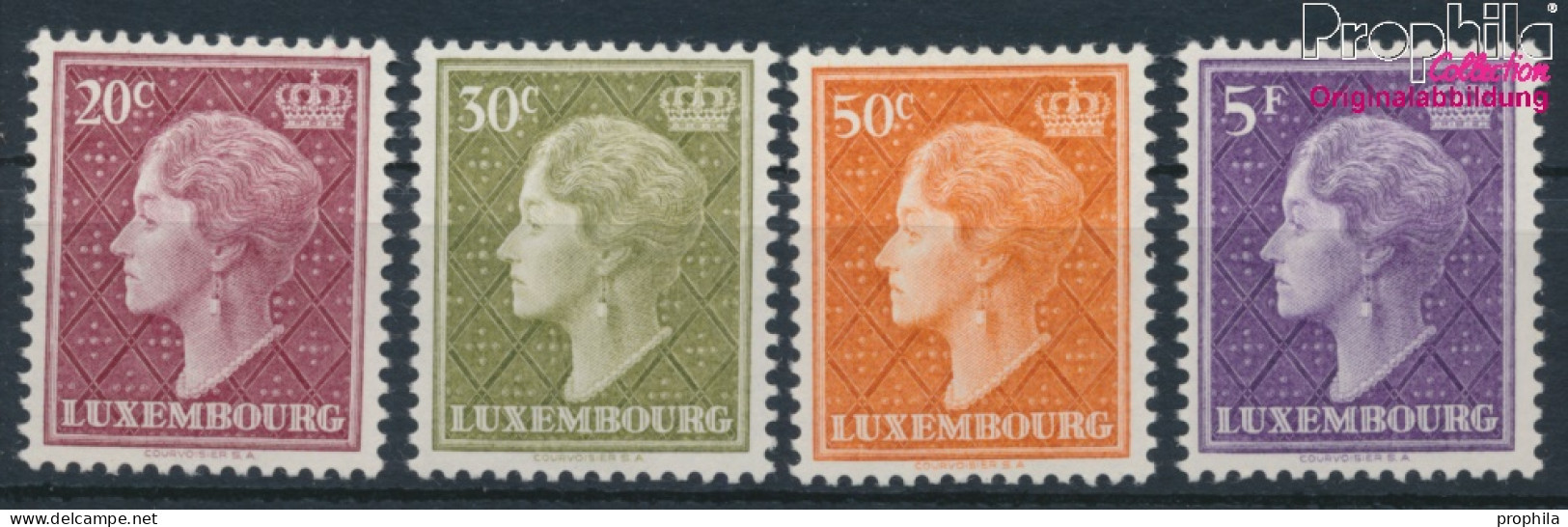 Luxemburg 586-589 (kompl.Ausg.) Postfrisch 1958 Charlotte (10368804 - Ungebraucht