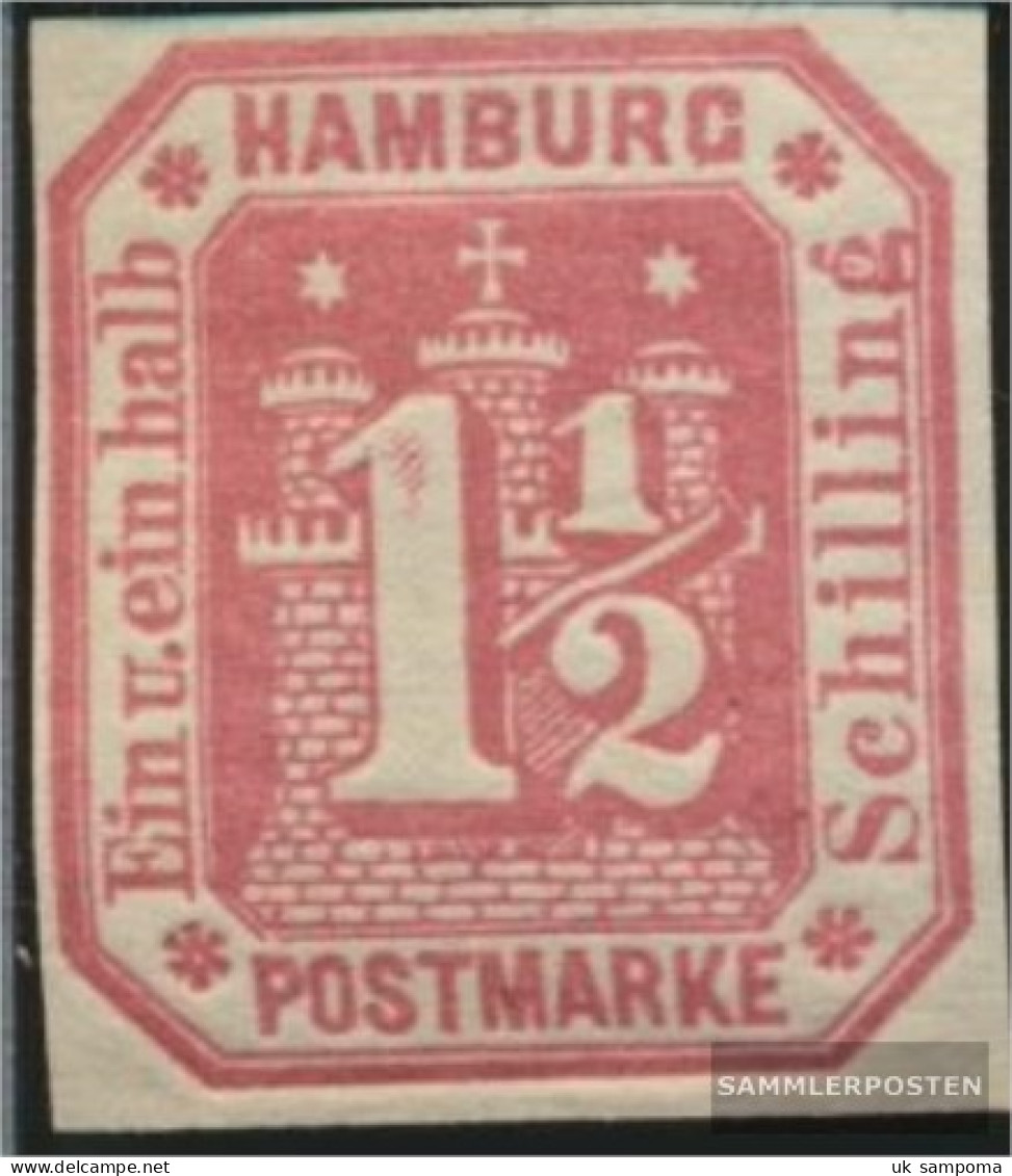 Hamburg 21U ND Reissue Ungezähnt Unmounted Mint / Never Hinged 1866 Hamburg Coat Of Arms - Hambourg