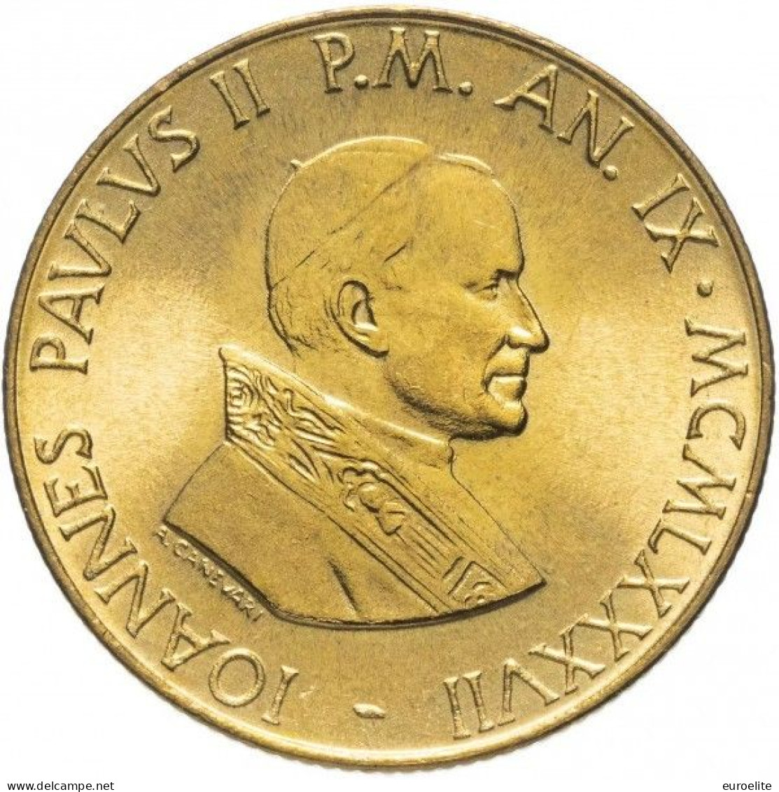 VATICANO GIOVANNI PAOLO II 200 Lire ANNO 1987 - Vaticano (Ciudad Del)