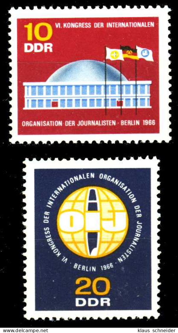 DDR 1966 Nr 1212-1213 Postfrisch SFE4BAE - Ungebraucht