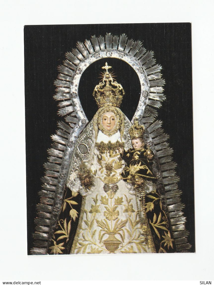 Hojita Cartón Nuestra Señora De Consolacion Utrera 10x7 Cm. - Religion & Esotericism