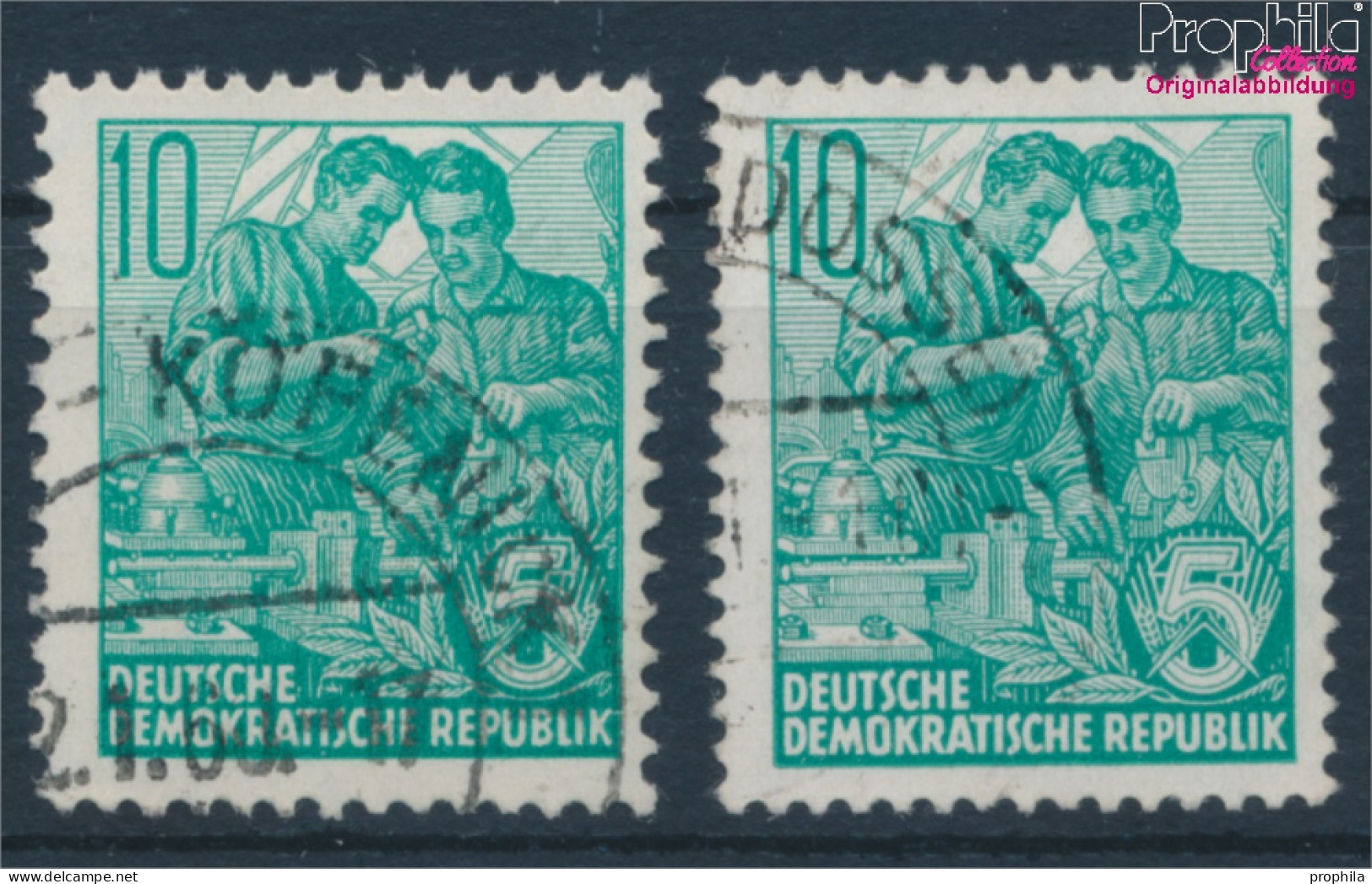 DDR 704A,704B (kompl.Ausg.) Gestempelt 1959 Fünfjahresplan (VII) (10392312 - Gebruikt